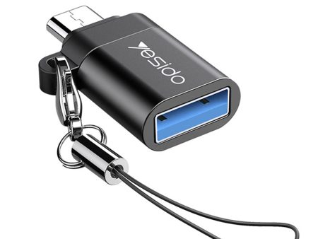 YESIDO GS07 Portable Micro USB to USB OTG Adapter with Keychain for Android Phone Tablet Sale