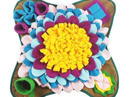 45*45cm Interactive Puzzle Feeding Mat Enrichment Toys Snuffle Mat Slow Feeder for Cats Dogs Hot on Sale