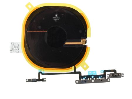 For iPhone X (Ten) OEM Volume Button Flex Cable + Qi Wireless Charging Port Flex Cable Fashion